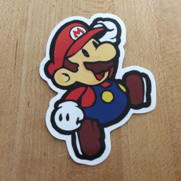 Super Mario Tanooki Mario Peach Paper Mario Stickers - Picture 4 of 7